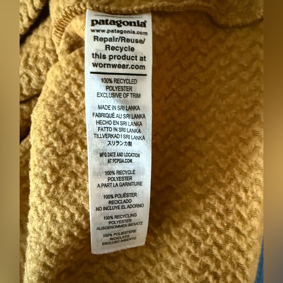 Patagonia Men's XL R1 Air 1/4 Zip, Raptor Brown - Picture 3 of 4